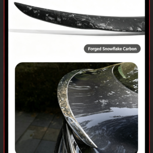Carbon Fiber P-Version Rear Spoiler For Tesla Model 3 2018-2023 Dry Carbon