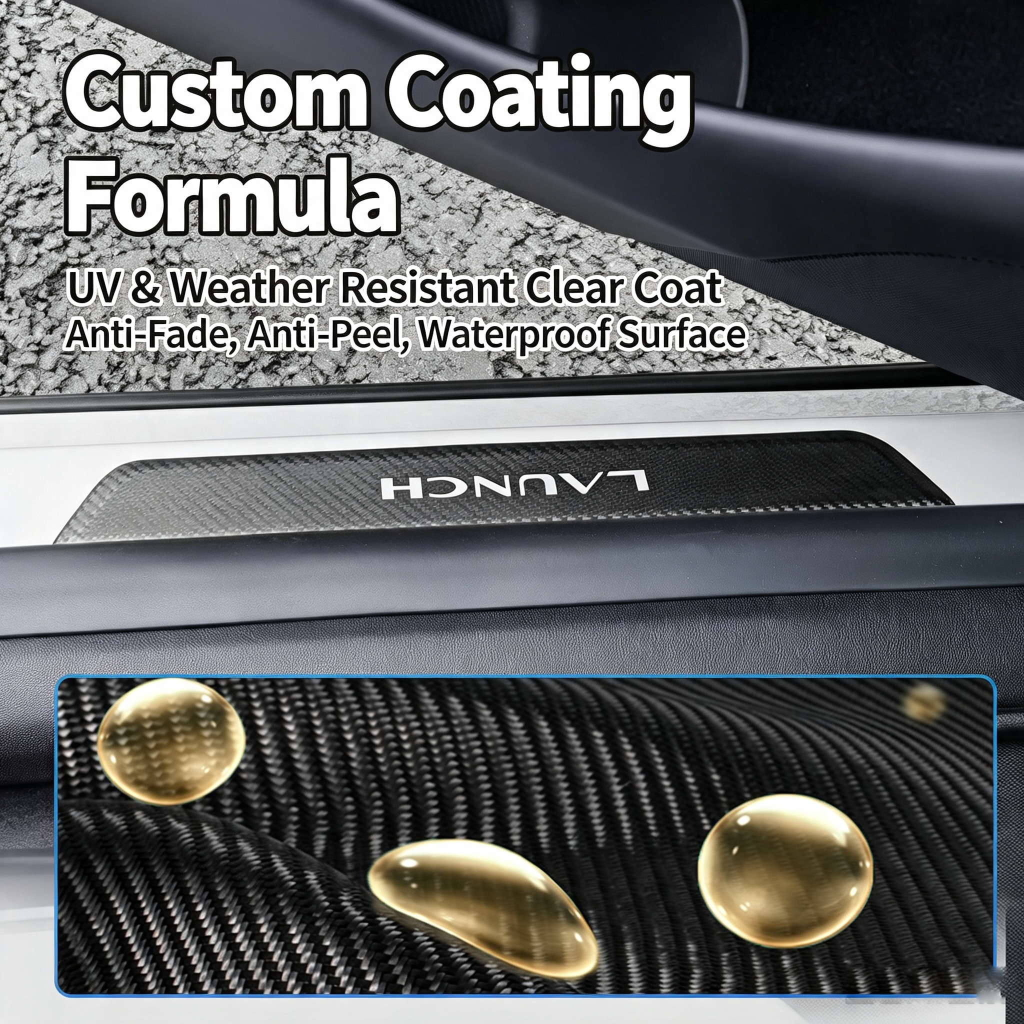 Carbon Fiber Door Sill Trim For Tesla Model Y Refresh (20-26) 3K Dry Carbon Matte Glossy - Image 7